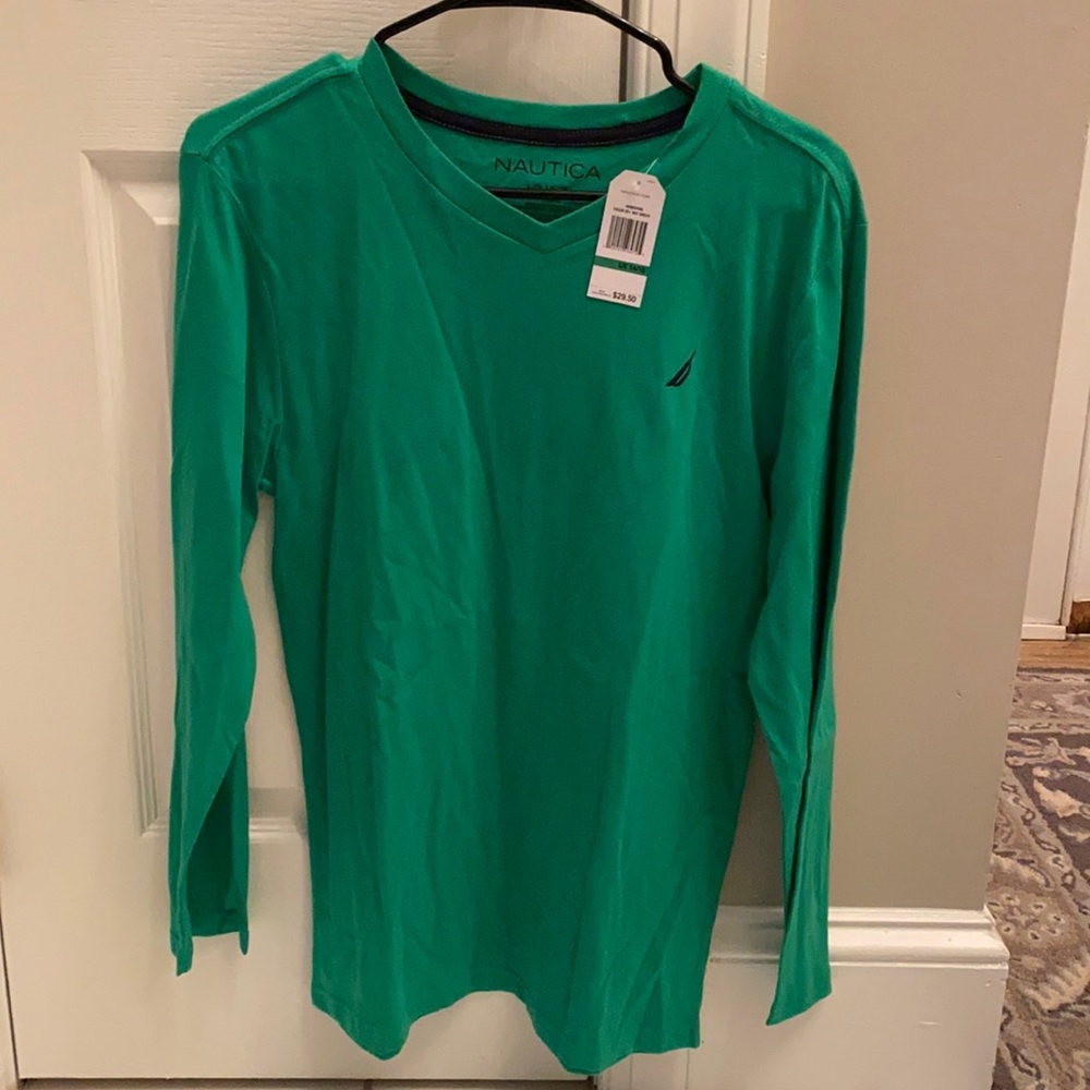 Kids large Nautica long sleeve tshirt